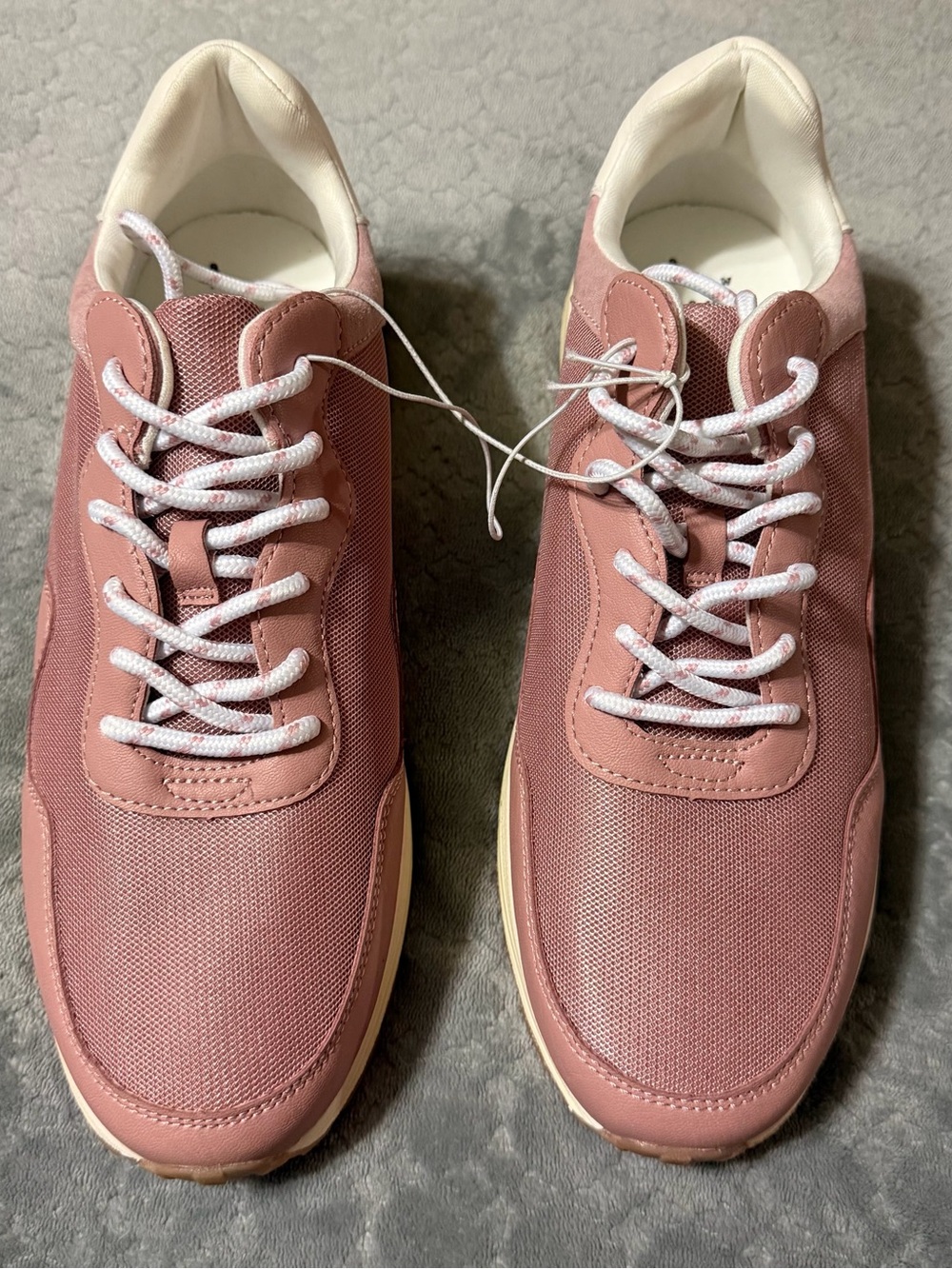 a new day Women's Dusty Pink Lace-Up Sneakers
